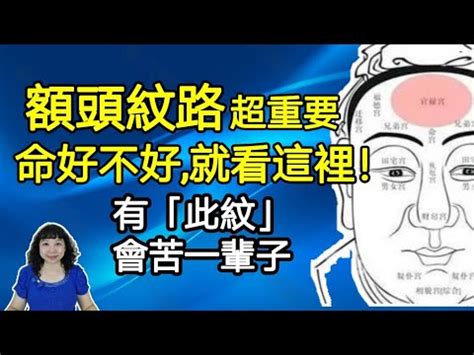 額頭中間凹一條線面相|額頭凹線面相破解